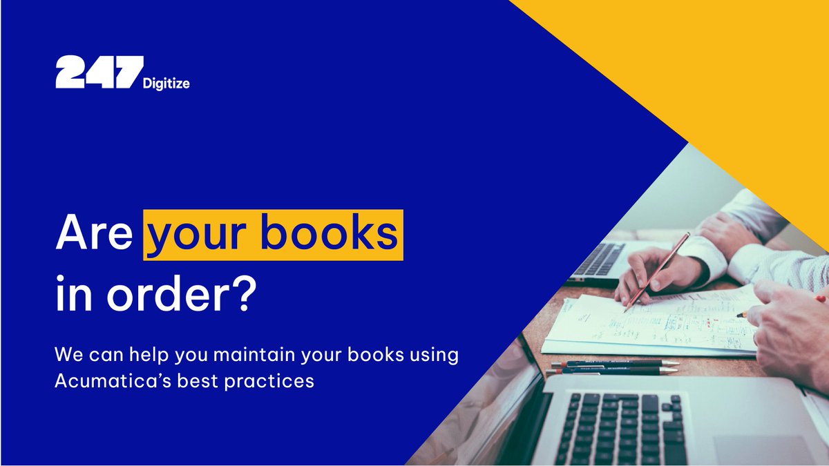 247Digitize's tweet photo. Why choose us as your Acumatica bookkeepers? No recruiting costs, no overhead, or long-term contracts. No risk of making costly mistakes. Clear, accurate data for better financial decisions.
https://t.co/ooIkFWWa4N
#bookkeeping #acumaticasummit #247digitize https://t.co/OgiDIDHAAP