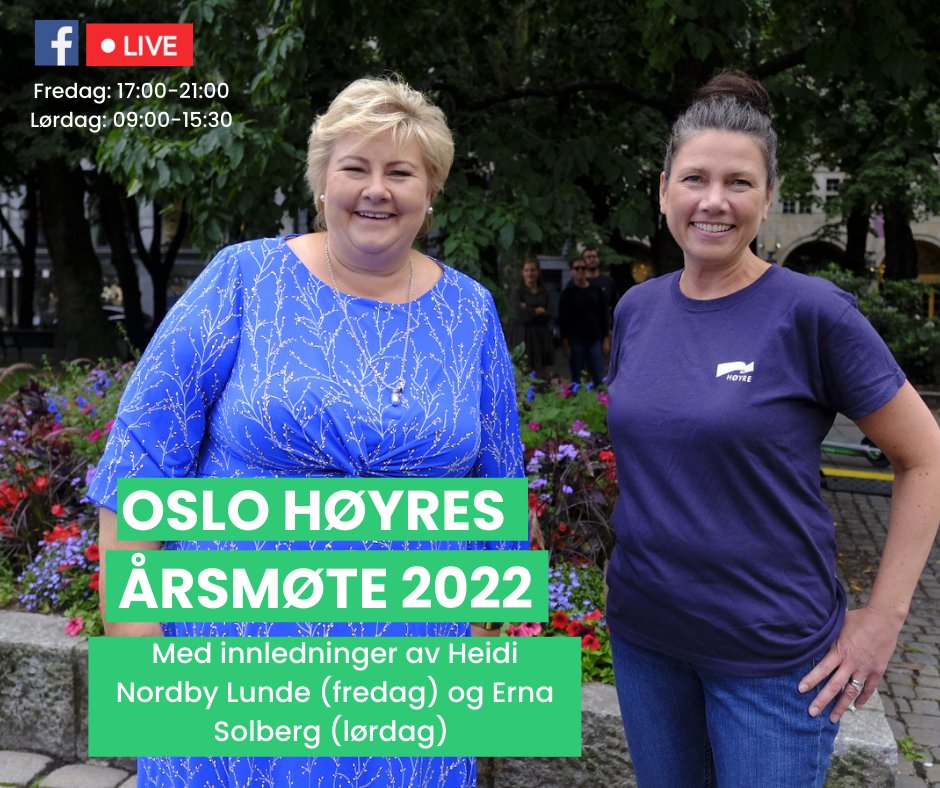 Følg oss live på Facebook! #ohåm22