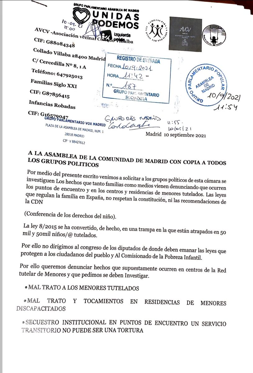 Moggio3's tweet photo. @EIEKTA Se les denunció por muchas vías y no hicieron NADA
#AVCV
#InfanciasRobadas
#FamiliasSigloXXI https://t.co/jEdbGgHvdK