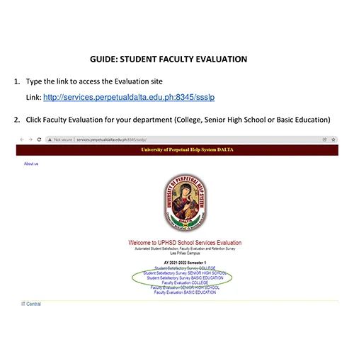 uphsdlpasc's tweet photo. 📣 𝐒𝐓𝐔𝐃𝐄𝐍𝐓 𝐅𝐀𝐂𝐔𝐋𝐓𝐘 𝐄𝐕𝐀𝐋𝐔𝐀𝐓𝐈𝐎𝐍 

Please be informed that everyone is required to answer the online evaluation.

Link: https://t.co/y0TsUyBMxY

Do not forget to take a screenshot of the last part as proof that you have accomplished it already. https://t.co/hjhh0Mu5p5