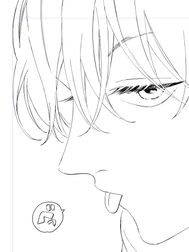 今日描いたはずの絵が消えててなくなく同じ絵を描きました…😇 
