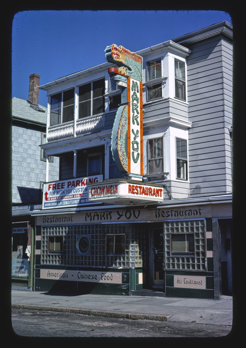 oldroadside's tweet image. mark you restaurant, fall river, massachusetts, 1978