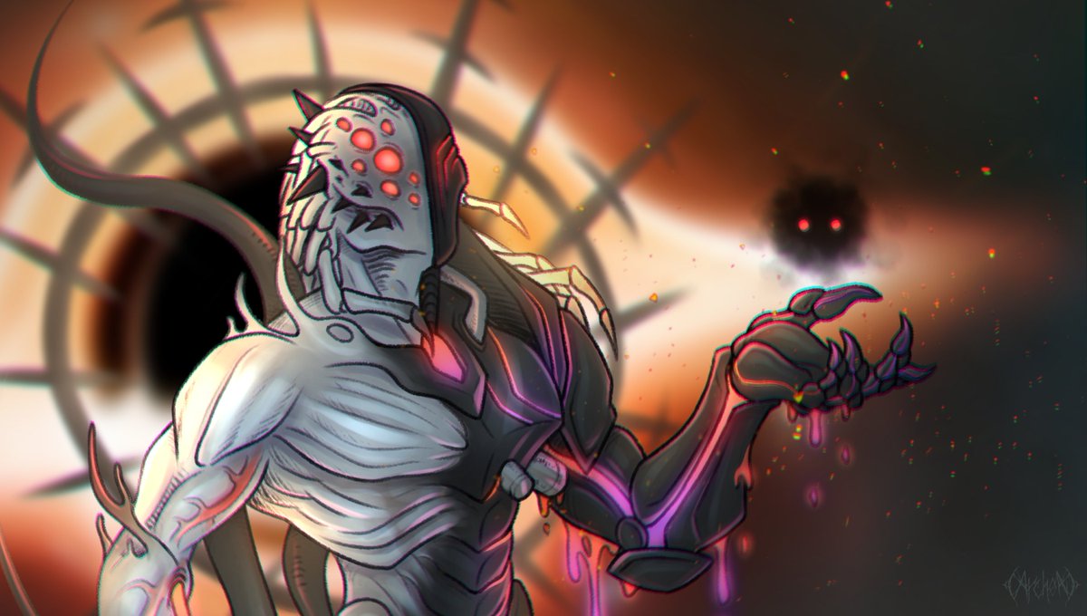 Blind_Archon's tweet photo. Redesign of Mor'Krit. (3 picture - old design)
Mor'Krit the Rift Blade is the patron god of the aurolans. The embodiment of war and chaos. He is one of the central figures in the plot of the Nexagon.
#artistsontwitter #OC #horror #originalcharacter #redesign https://t.co/q6fzIJc3SJ