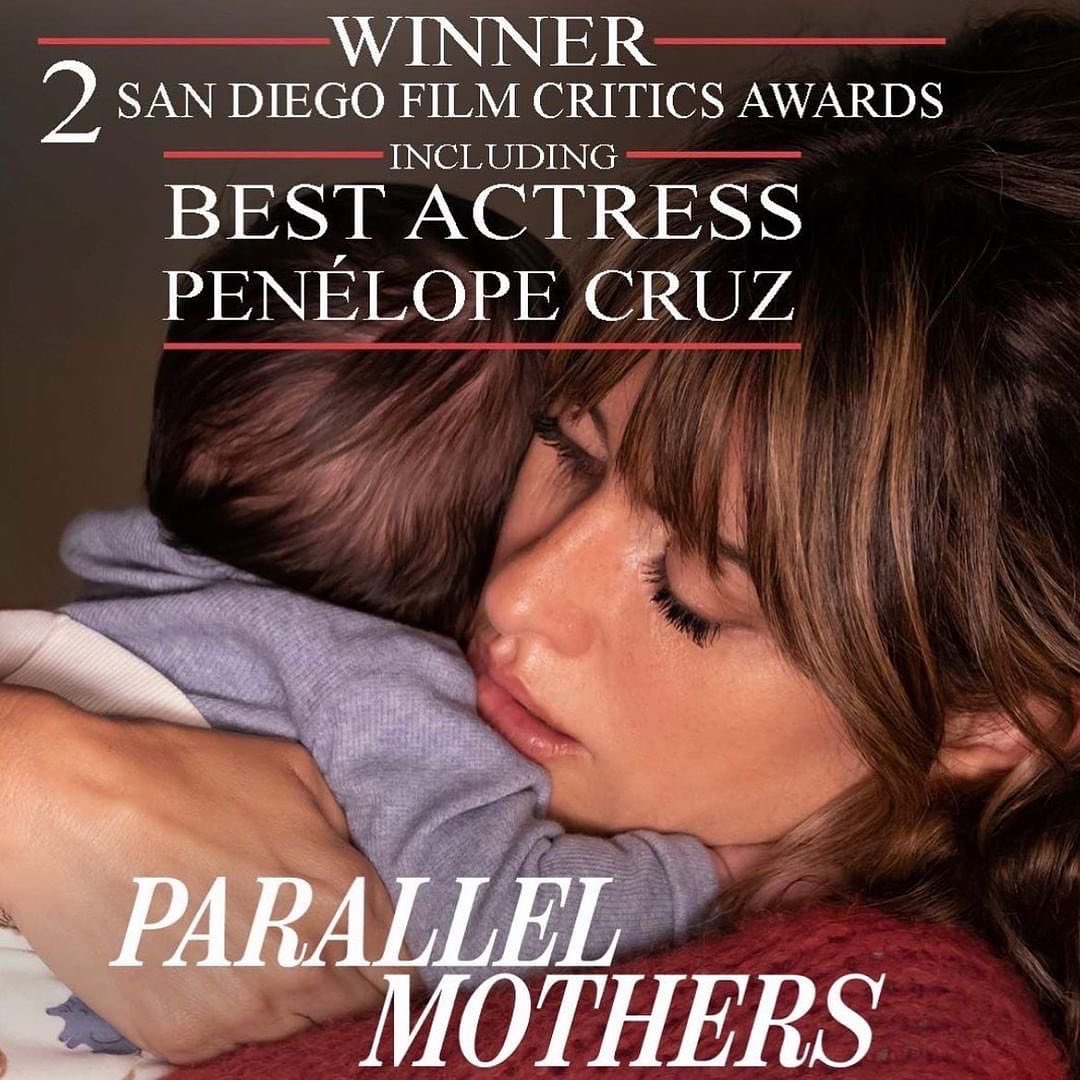 Congratulations, Penelope! What a wonderful performance in Parallel Mothers! ¡Brava! 👏@PenelopeCruzOfi @SonyPictures