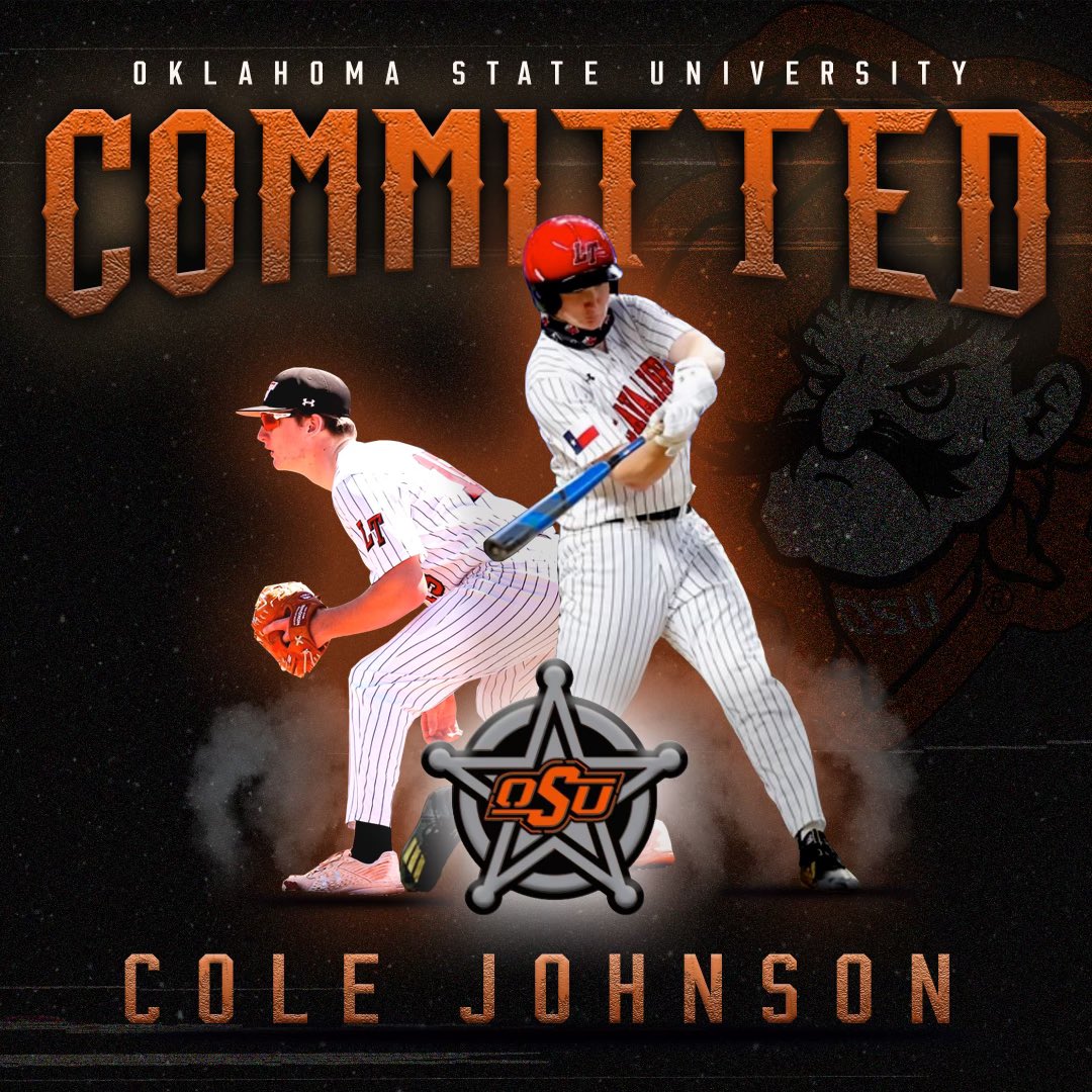 Cole Bond Johnson - 2023 (@colebjohnson) on Twitter photo I am completely honored and blessed to announce my commitment to <a href="/OSUBaseball/">OSU Cowboy Baseball</a>! I want to thank my family, my many coaches, and God! I am excited to play at the next level! <a href="/joshhollidayosu/">Josh Holliday</a> <a href="/CoachSeely/">Justin Seely</a> <a href="/LTCavsBaseball/">Lake Travis Baseball</a> <a href="/LonestarBeisbol/">Lonestar Baseball Club Recruiting</a> <a href="/LonestarBSBclub/">LonestarBaseballClub</a> <a href="/AustinCore4/">Core4BaseballAustin</a> @VeloSupercharge I am completely honored and blessed to announce my commitment to <a href="/OSUBaseball/">OSU Cowboy Baseball</a>! I want to thank my family, my many coaches, and God! I am excited to play at the next level! <a href="/joshhollidayosu/">Josh Holliday</a> <a href="/CoachSeely/">Justin Seely</a> <a href="/LTCavsBaseball/">Lake Travis Baseball</a> <a href="/LonestarBeisbol/">Lonestar Baseball Club Recruiting</a> <a href="/LonestarBSBclub/">LonestarBaseballClub</a> <a href="/AustinCore4/">Core4BaseballAustin</a> @VeloSupercharge