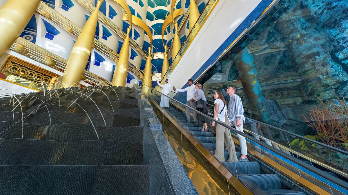 A private view inside an icon with #InsideBurjAlArab is truly #TimeExceptionallyWellSpent | bit.ly/TW-IBAA-BAA - #BurjAlArab #JumeirahHotels