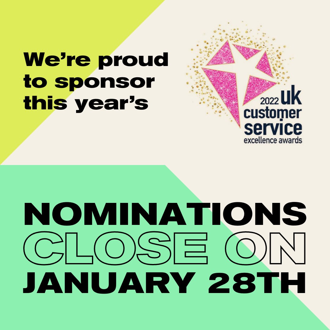 There's just one week left to get your nominations in for this year's @UKCSEawards!

Get involved today 👉 bit.ly/3FN2ERr 

<a href="/ModInsuranceMag/">Modern Insurance Magazine</a> #Insurance #Brokers #Awards
