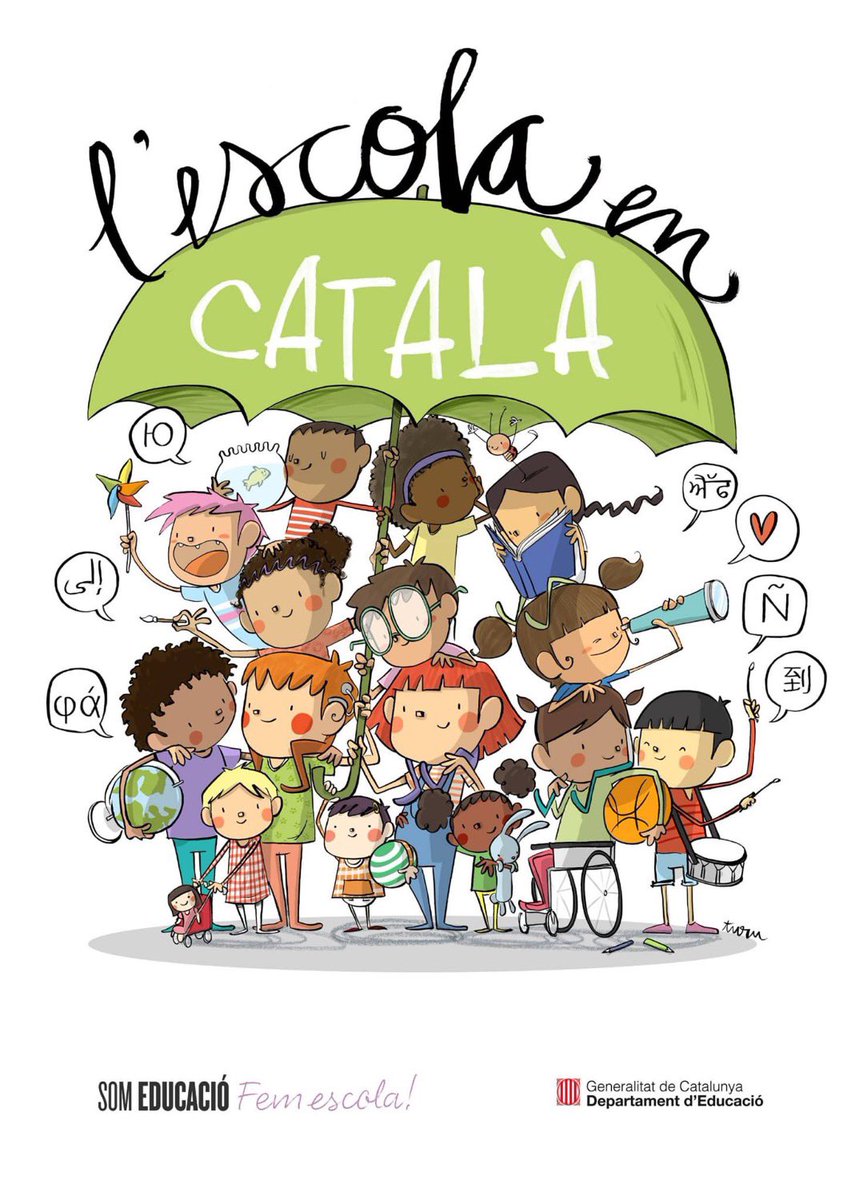 JosepGCambray's tweet photo. L’Escola a Catalunya, en Català! https://t.co/Mp3hz2PGfU