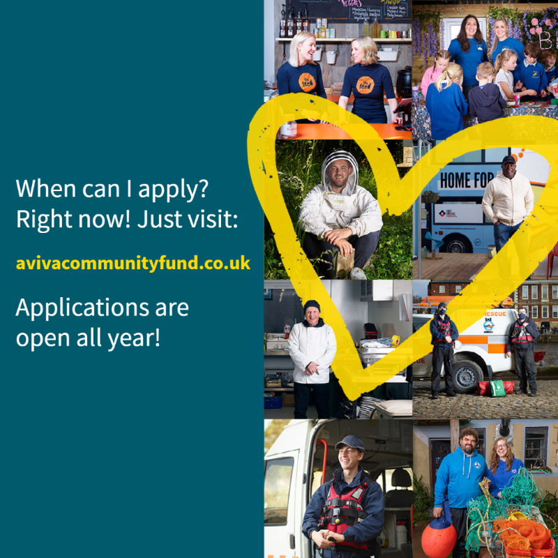 AvivaBusiness's tweet photo. The Aviva Community Fund has helped raise over £4m for hundreds of community causes across the UK 💛

But what is it, how does it work, and how can YOU get involved?

Find out more here! 👇

#StrongerCommunities #ItTakesAviva