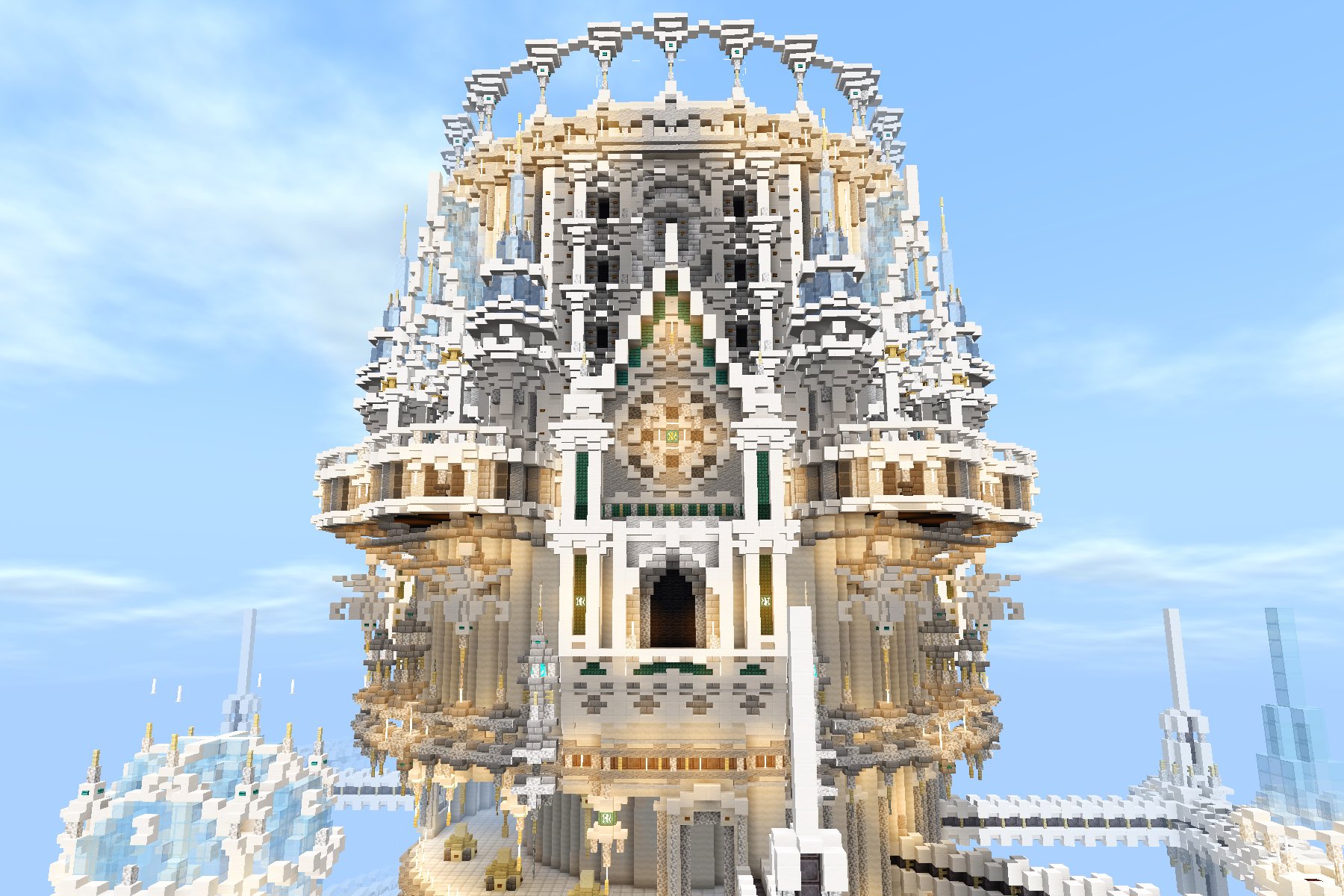 トウヒの木 空の上に塔を建築しました Minecraft建築コミュ Minecraft マイクラ建築 T Co Etjpzqpkeb Twitter
