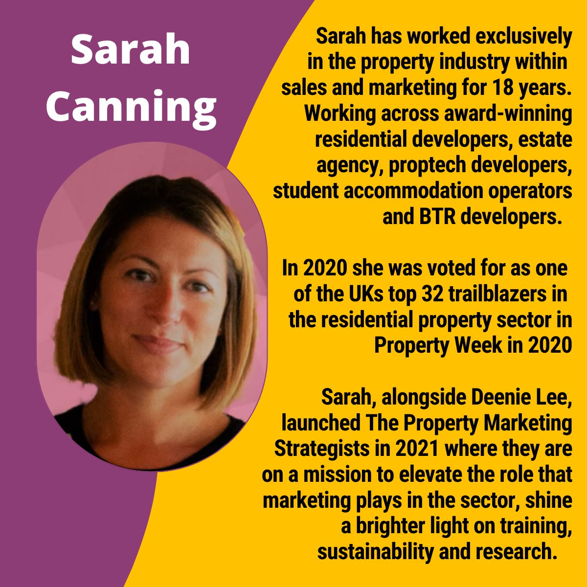 strategists_the's tweet photo. Please join Sarah Canning from @strategists_the &amp; our other guests for our upcoming episode at The Property Marketing Lounge.

We will be discussing the Property Marketing Survey Results on 25th Jan at  2:00pm for this brand-new webinar.

Sign up now:
https://t.co/PyjhCMILQx https://t.co/uPTdhQOUoO