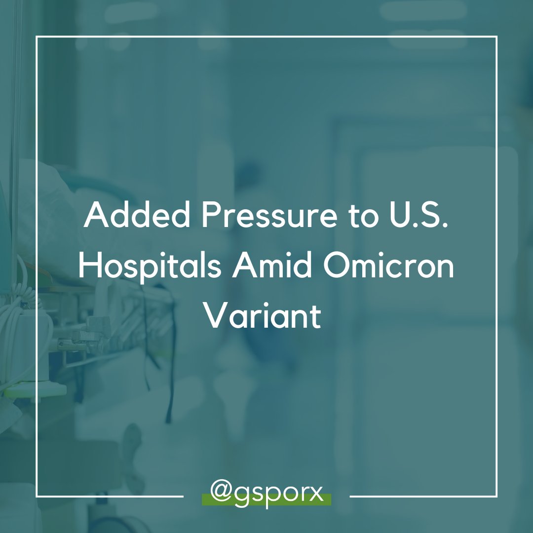GSPOInc's tweet photo. U.S. hospitals are seeing a different kind of COVID surge this time.

Many are now dealing with serious staff shortages because so many health care workers are getting sick with the fast-spreading variant. People are showing up at emergency rooms in large numbers in hopes of... https://t.co/dpchGkomQG