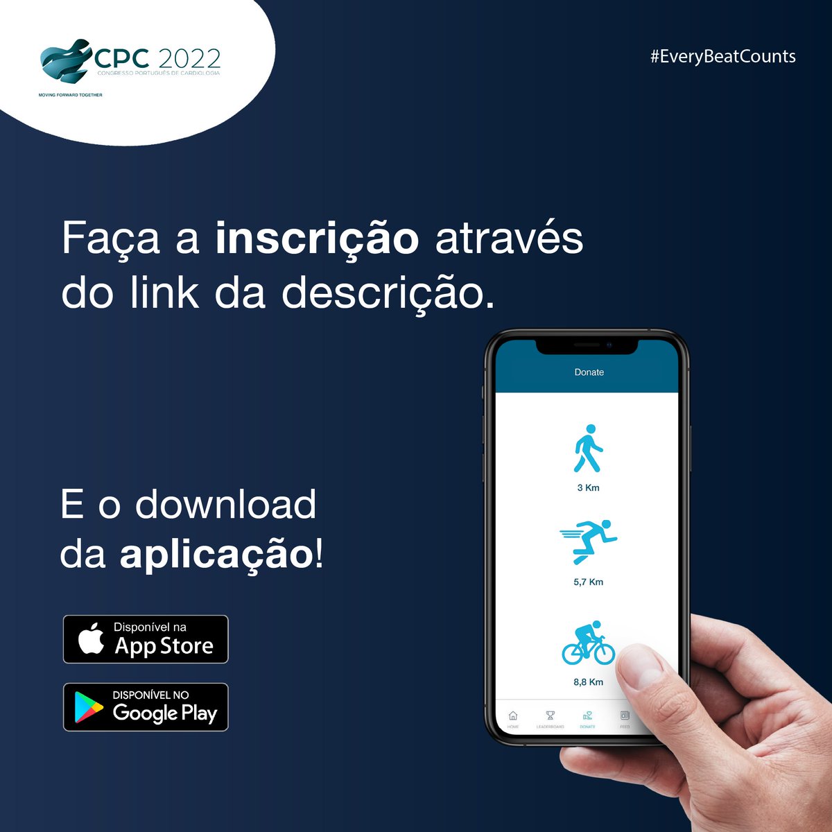 spcardio's tweet photo. A partir de hoje pode-se inscrever através deste link https://t.co/9ztzMpjccA e fazer o download da Aplicação UPNDO.

A participação pode ser individual ou por equipas (3 a 5 elementos).

O desafio começa amanhã.🚶‍♂️🏃‍♀️🚴‍♀️

#EveryBeatCounts #cpcardio https://t.co/Hm1i8aqPtq