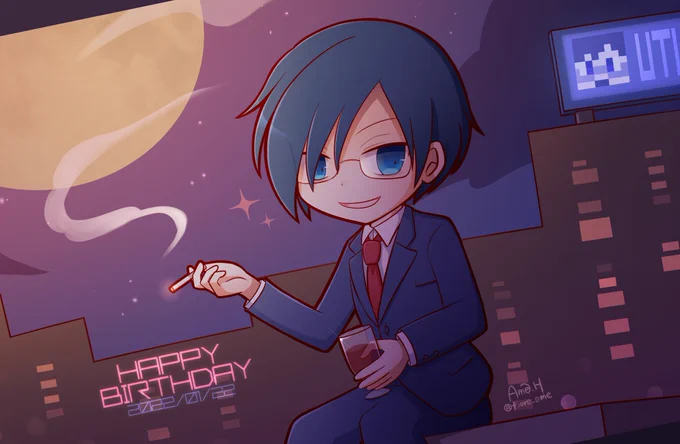 #鬱先生誕生祭2022 
#大先生誕生祭2022 
お誕生日おめでとうございますー!!
今年もご活躍を楽しみにしております! 