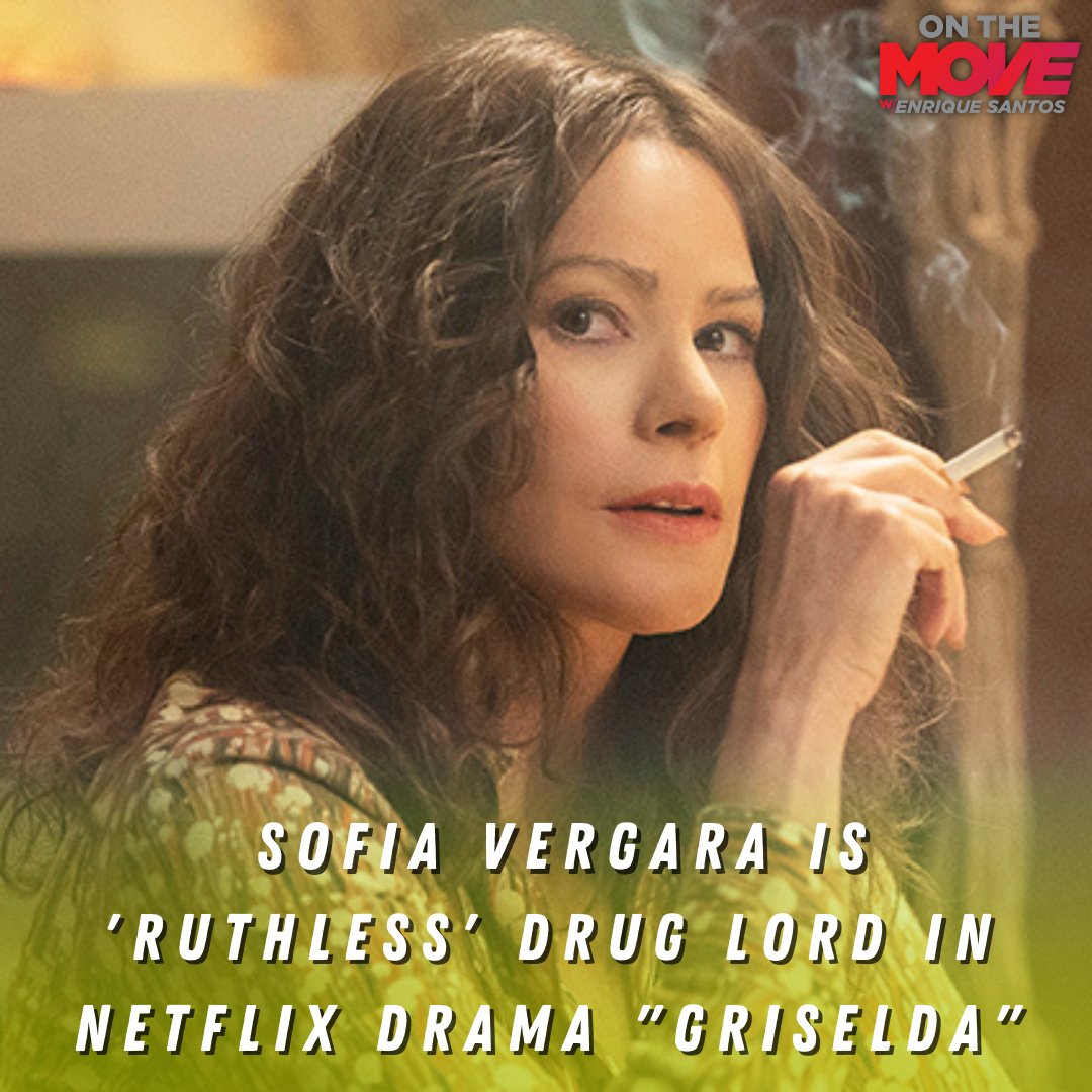 MoveWithEnrique's tweet photo. The first look showing #SofiaVergara's transformation into a notorious drug pin has been revealed.

How do she look?

#MoveWithEnrique https://t.co/7UyDTXAlcO