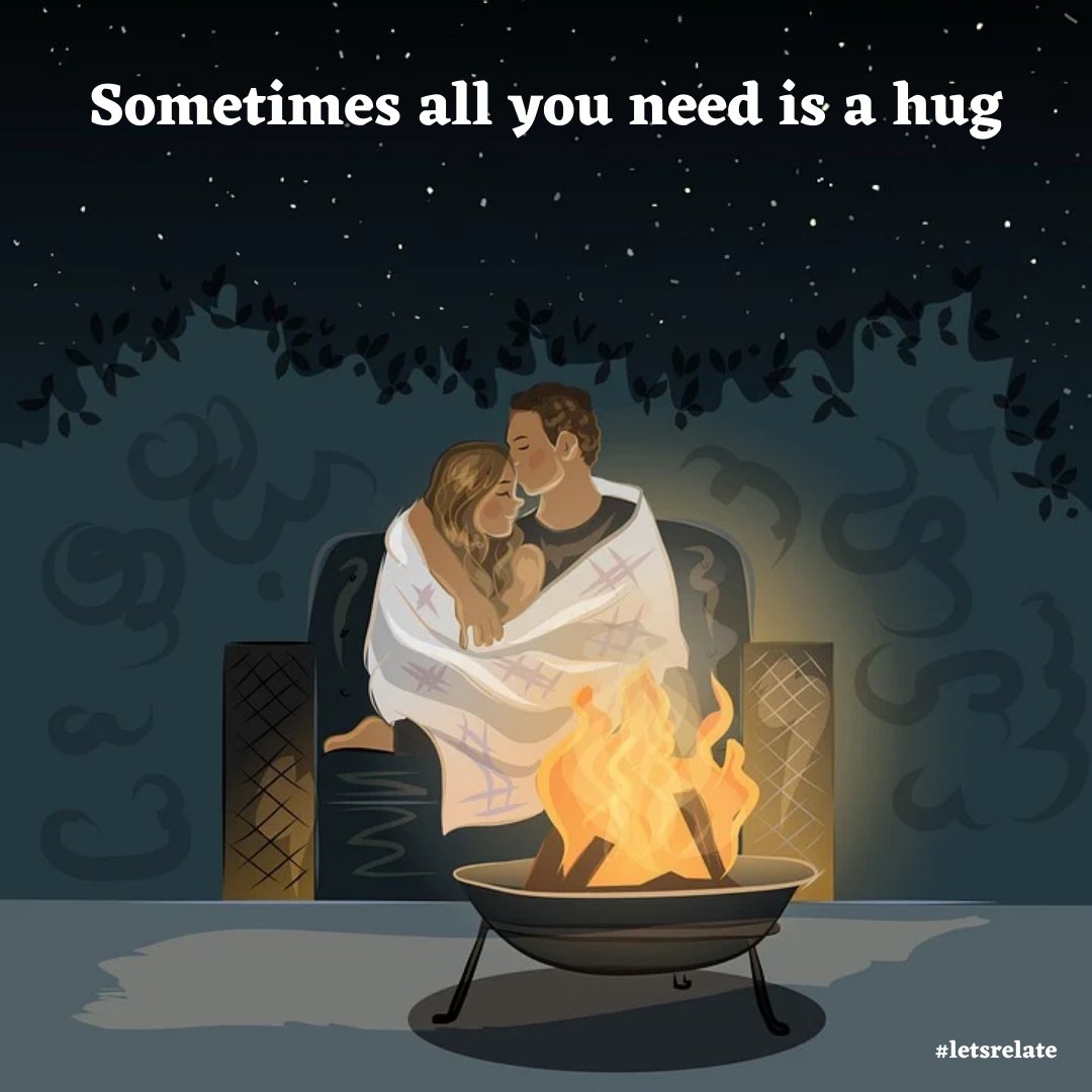 LetsRelate_App's tweet photo. Sometimes all you need is a hug π
#letsrelate #hug #couple #love #loverelate https://t.co/EZftNiYG4I