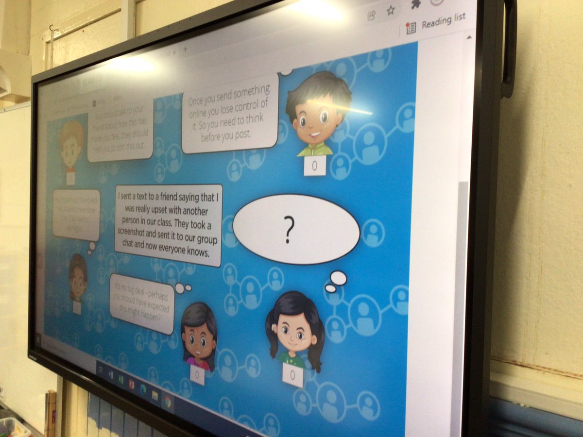 ClaphamTerrace1's tweet image. Year 6 worked through a challenging algorithm this afternoon. A collaborative discussion and team demonstration helps us to complete a new level on #RapidRouter #algorithm #Computing We also completed our #SID knowledge map.