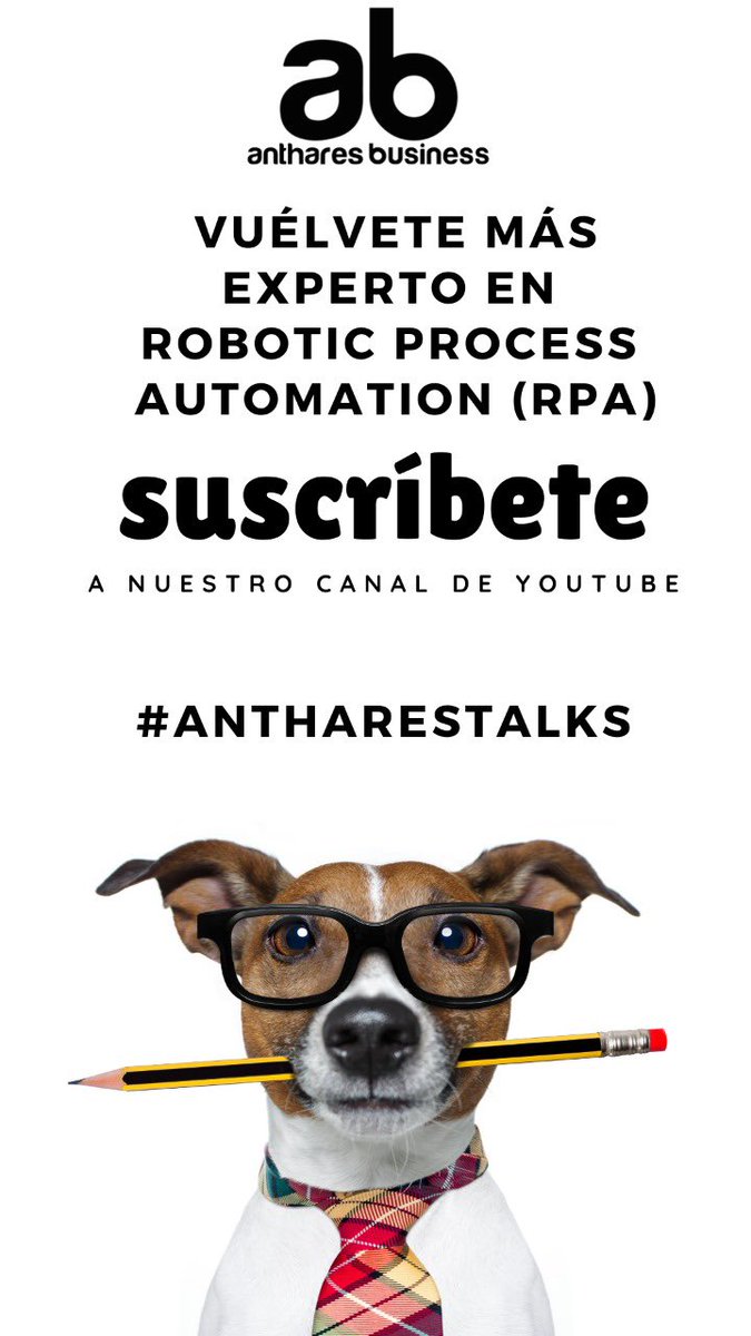 anthares_B2B's tweet photo. Quieres aprender sobre RPA? Síguenos en YouTube anthares talks y aprende rápido 😎 #automation #RPA #anthares4u #empresasdigitales #CEO #cio #transformation #shareknowledge https://t.co/o6whmXI2C4