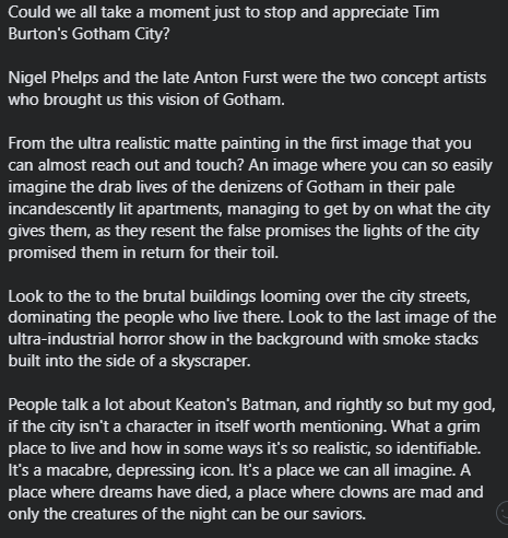 yourwightknight's tweet photo. Dwelling on #Gotham
#gothamcity #nigelphelps #antonfurst #timburton #batman #batmanreturns @MichaelKeaton @dannyelfman #thedarkknight #thebatman #youwanttogetnuts #comeonletsgetnuts https://t.co/Rkr6dxLyjo