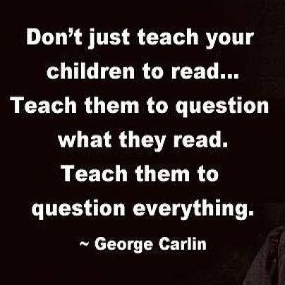 Few things are more important than teaching your child how to ask good questions. They should interrogate books, TV shows, movies, traditions and even you. Especially you. 😅
Model aloud for your children how to ponder &amp; to ask questions important to them.
Thank us later. 😊😉