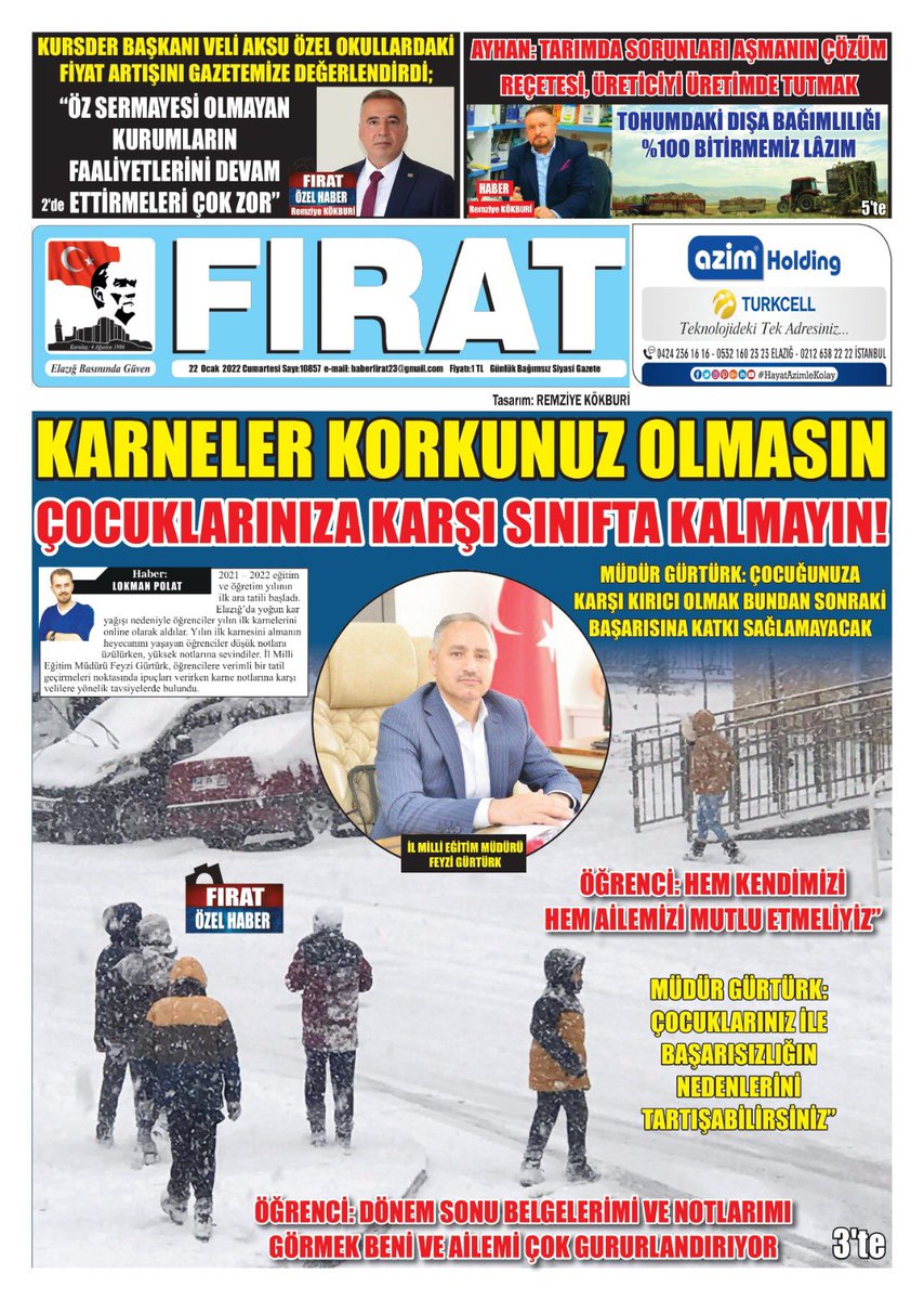 Elаzığ İl Мillî Eğitim Müdürlüğü (@elazigmem) on Twitter photo Milli Eğitim Müdürümüz <a href="/feyzigurturk/">Feyzi GÜRTÜRK</a> ‘ün Karne Mesajı 👇
<a href="/tcmeb/">Millî Eğitim Bakanlığı</a> <a href="/omertoraman25/">Ömer Toraman, Doç. Dr.</a> #Elazığ
elazigfirat.com/egitim/cocukla… Milli Eğitim Müdürümüz <a href="/feyzigurturk/">Feyzi GÜRTÜRK</a> ‘ün Karne Mesajı 👇
<a href="/tcmeb/">Millî Eğitim Bakanlığı</a> <a href="/omertoraman25/">Ömer Toraman, Doç. Dr.</a> #Elazığ
elazigfirat.com/egitim/cocukla…