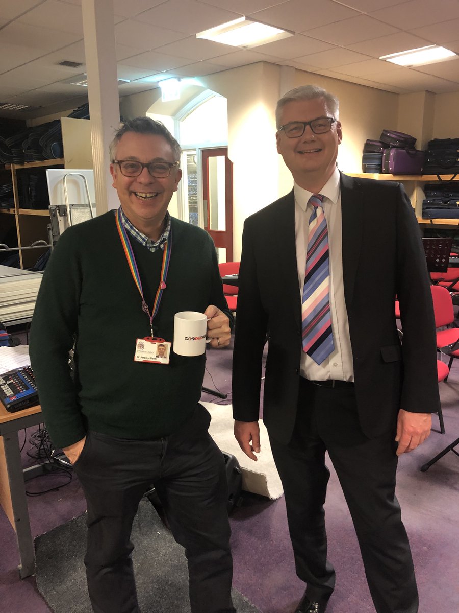Delighted to announce our MD Mark Quinn has accepted an invitation to be a board member of St Helens Music Centre Hub.  Being able to influence the musical journey of children in St Helens is a huge honour.  Mark is Pictured with Dr Jeremy Sleith Head of Music for St Helens.