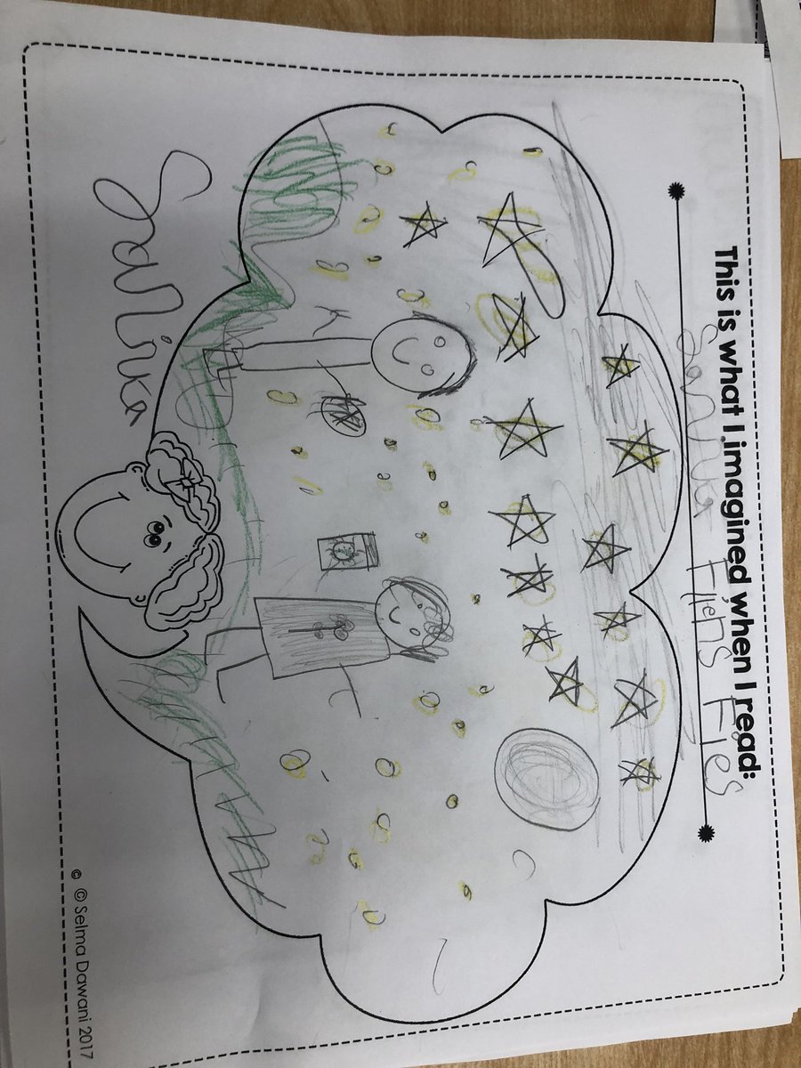 Readers have been visualizing this week! For this book, Fireflies, I read the entire book and did not show friends the pictures, tell them the title, or say the word fire flies throughout. They listened to details to figure out what the story was about! Amazing! #ltps #lesltps