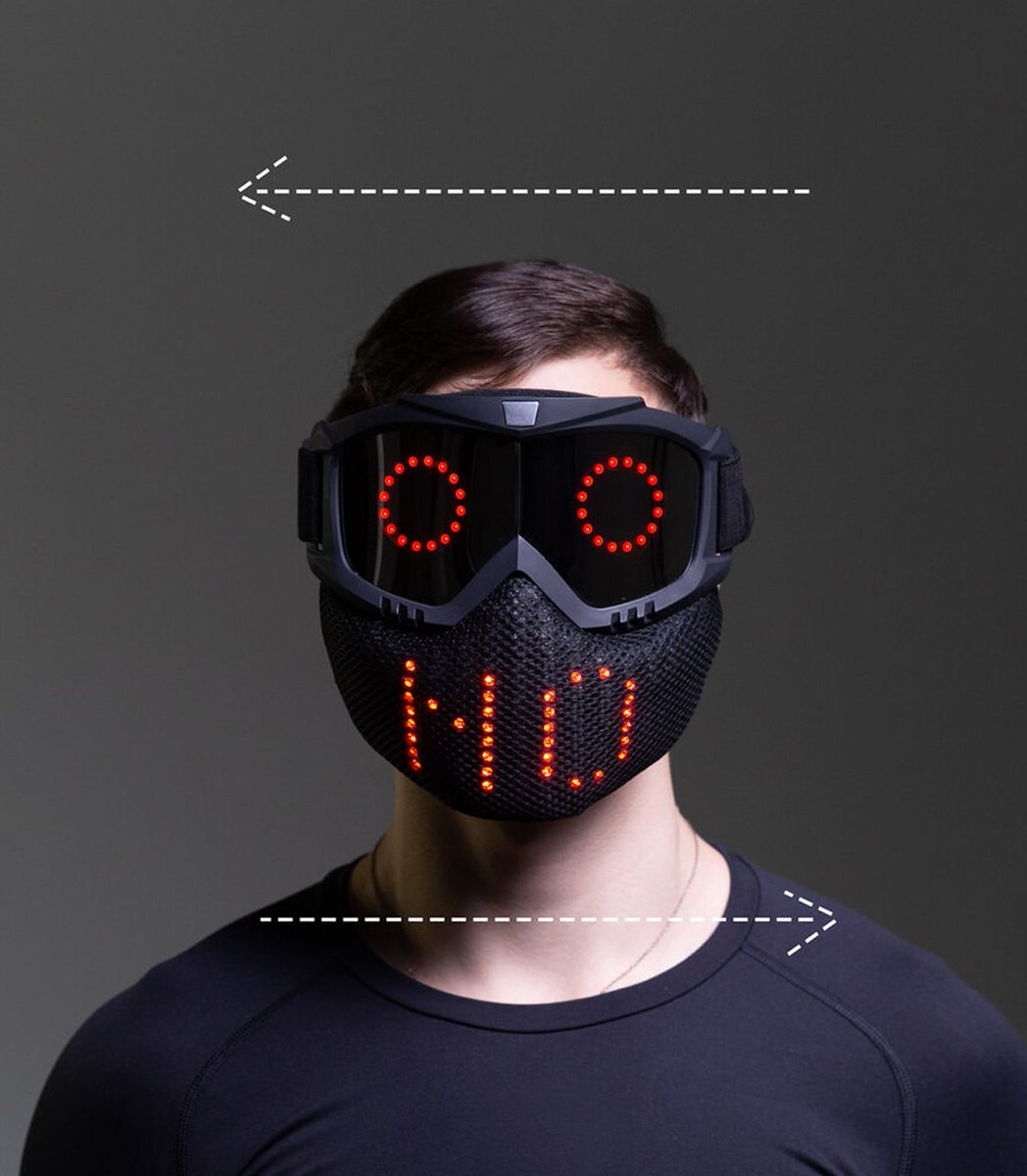 creapills's tweet photo. Lors du #CES2022, la start-up Qudi a dévoilé des masques émotionnels munis de LED intelligentes capables de traduire vos émotions en temps réel. Le futur s’annonce… étrange 😬

Plus d’infos : https://t.co/U5Ylm80Yvu https://t.co/mEP3qLzxjM