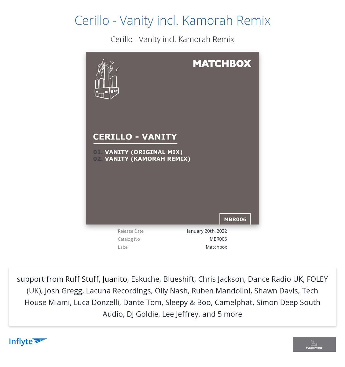 Cheers Luca Donzelli for the review "Super trackk!!!!"
inflyteapp.com/r/iv6qhm <a href="/cerillomusic/">Cerillo</a>