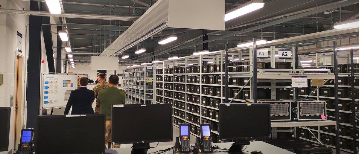 The School was delighted to host former Commandant Defence School of Logistics (Mr Simon Wheelton, Director Utilities Defence &amp; Consumer, Unipart), to showcase the School's realistic working environment.