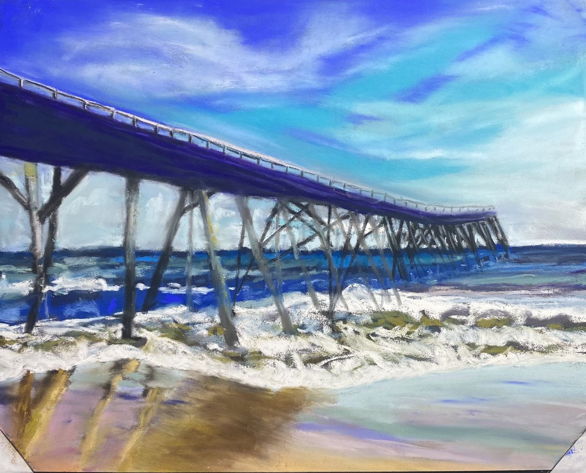 smillea26's tweet photo. Just completed! Kure Beach Pier. Pastel
9x12
#beachvibes #pastel #artist #painting https://t.co/7pAn8LWki5