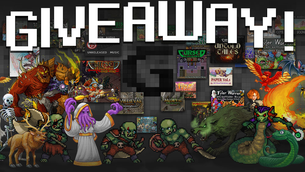 groupees1's tweet photo. 🌟GIVEAWAY!🌟

RT for a chance to win the complete Premiere Tier Game Asset Bundle.

39 packs of tilesets, monsters, backgrounds, music, and SFX for your games + projects. 

1 Twitter winner selected randomly in 24 hours.

https://t.co/CIwwNPrV5N
#IndieGameDev https://t.co/SlvHreBnmB