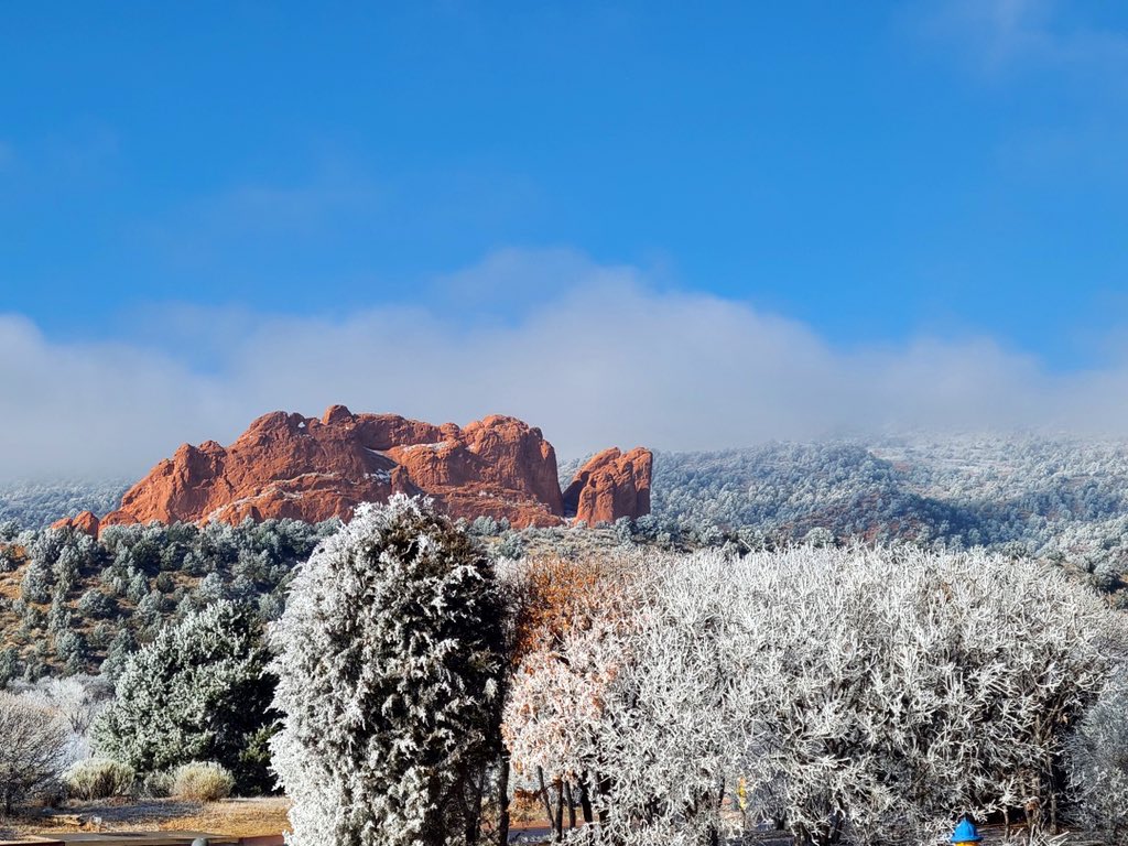 Garden of the Gods in the snow is especially beautiful!
