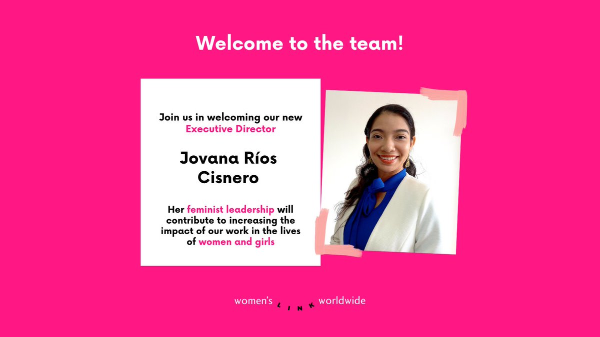 womenslink's tweet photo. We are very excited to announce that @Jovarios will be the new Executive Director of @womenslink!

Her feminist and shared leadership perfectly embodies the values we stand for at Women's Link.

Welcome, Jovana!👉🏾https://t.co/knGGuQt2RC https://t.co/9r5grAD4Ae