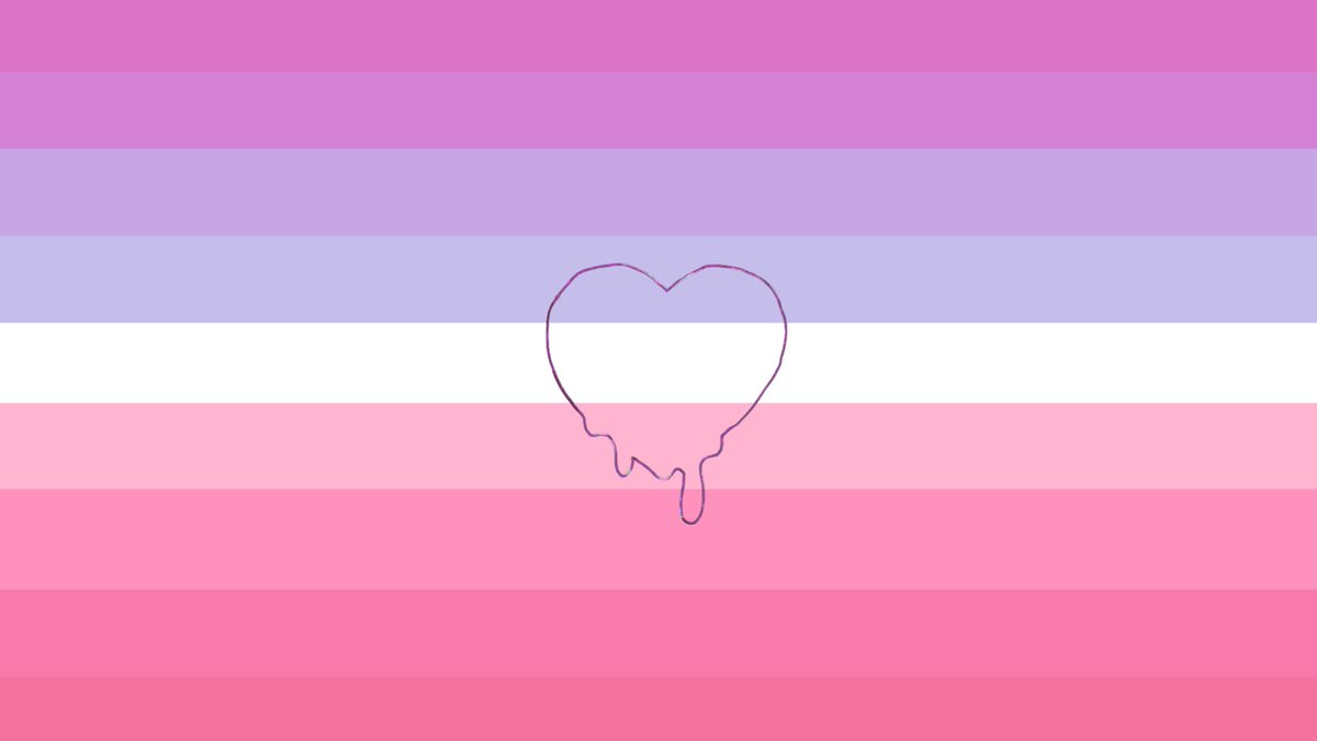 cafebpd's tweet photo. [ #lesbitwt #xenictwt ] I made a Lovesick Lesbian flag based on the Lovesickgender flag linked below!!

This flag is for lesbians with BPD ONLY, so please don't use it otherwise! https://t.co/PhRkziBbeC