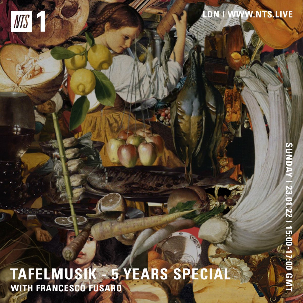 5 YEARS OF TAFELMUSIK. Tune in this Sunday to celebrate with me 61+ episodes of classical and contemporary music on <a href="/NTSlive/">NTS Radio</a> 🎉