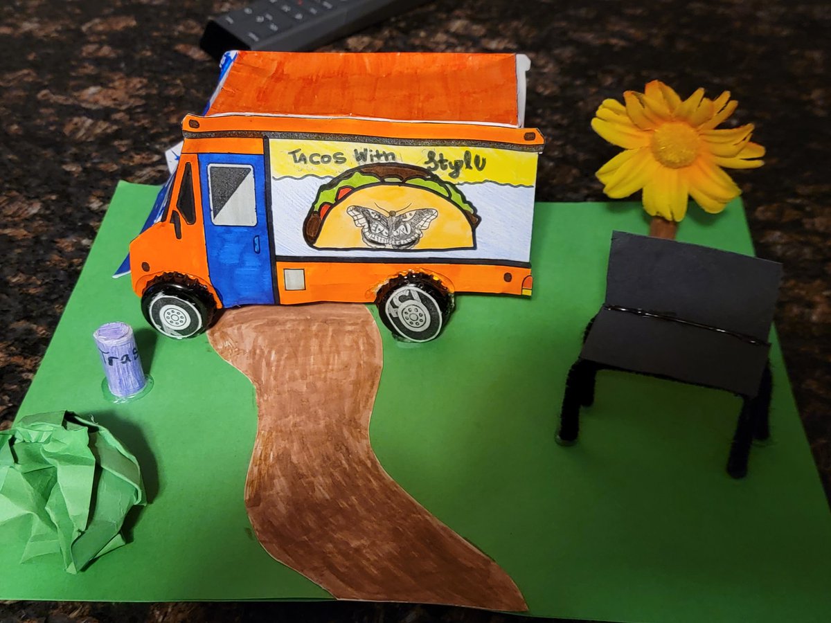 TConnearney's tweet photo. Food truck assignment... can you guys who her favorite singer is? #HarryStyles, #tacos https://t.co/LDatkb1KsM