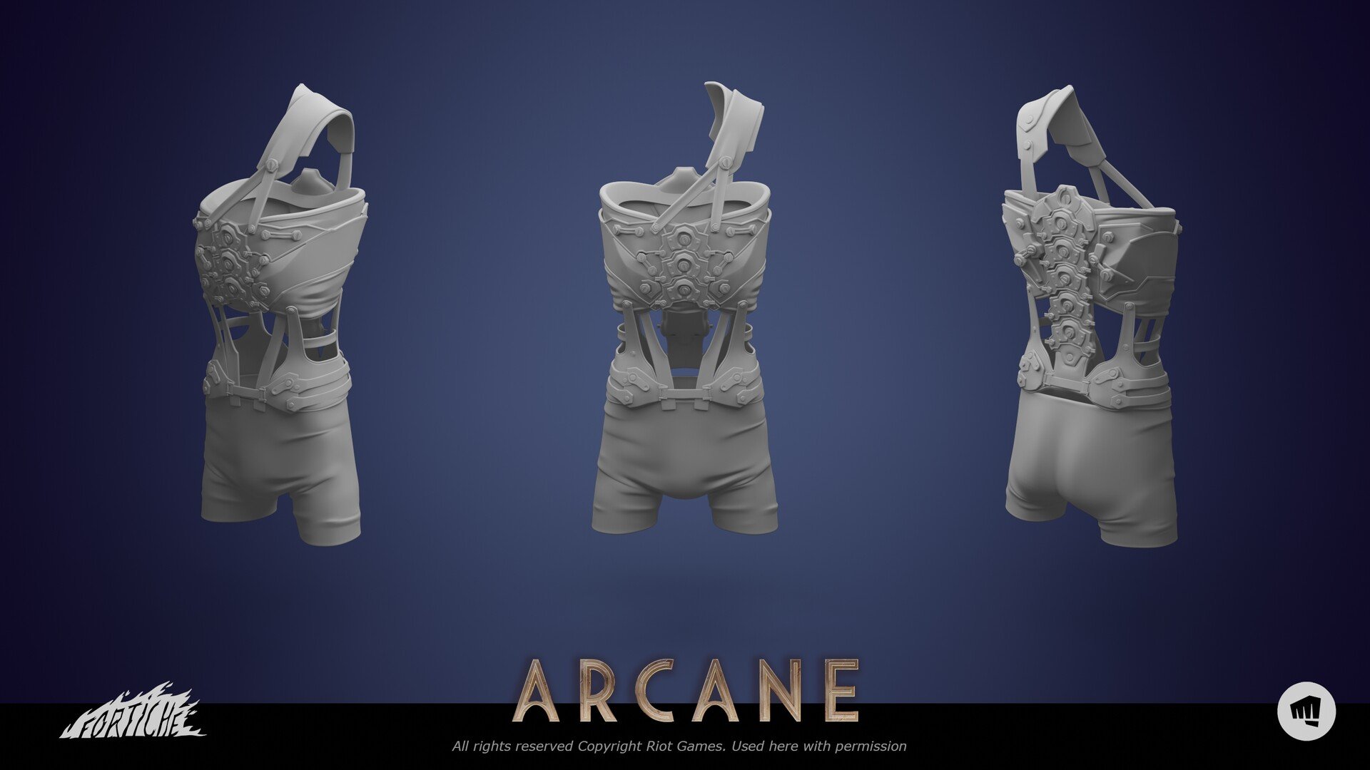 Jumaralo Hex on Twitter: "ARCANE - Viktor's harness 3D Model by Tony