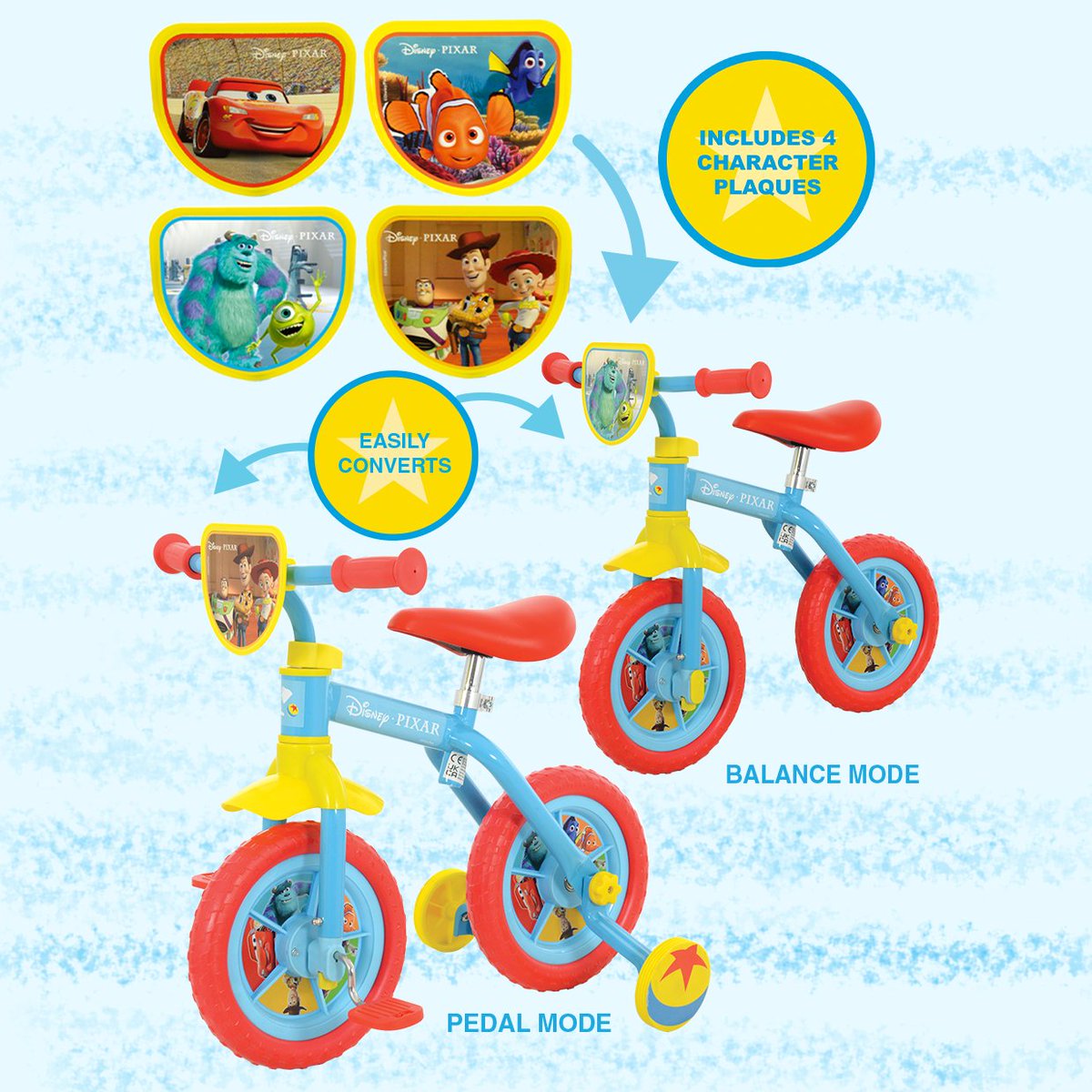 The perfect #bike for teaching your little one how to ride!

The #Disney Pixar 2-in-1 Training Bike offers 2 modes to train their balance and pedalling skills 🚴‍♂️

⭐ Shop now - proriderleisure.com/ride-on-c445/d… ⭐

#kidsbike