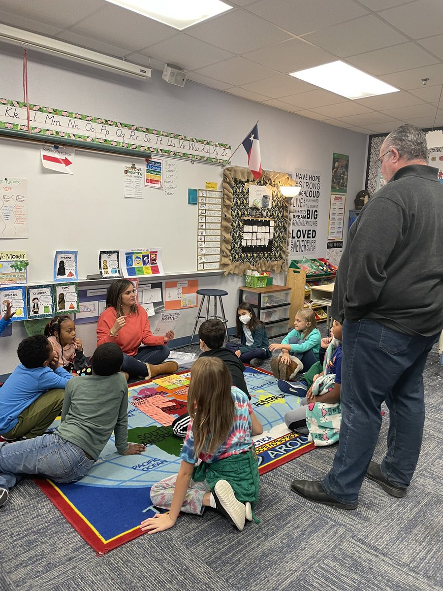 Love listening to <a href="/LSES_Stine/">Idalina Stine</a> and <a href="/SteveHurst75/">Steve Hurst</a> talk to out class about being a BUCKET FILLER! #kindness <a href="/LoneStarElem/">Lone Star Elementary</a>