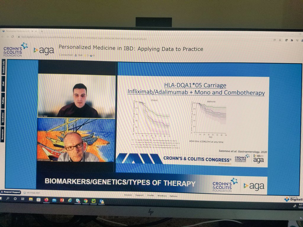 Manreet Kaur (@mkaur_md) on Twitter photo Terrific overview of a broad topic. Personalized medicine in IBD.
It is indeed a privilege to get to know our patients long-term
Also <a href="/doc_ibd/">Dr Dermot McGovern</a> happened to have the coolest zoom background this morning.
<a href="/doc_ibd/">Dr Dermot McGovern</a>
<a href="/AndresYarur/">Andres Yarur</a>
#CCCongress22 Terrific overview of a broad topic. Personalized medicine in IBD.
It is indeed a privilege to get to know our patients long-term
Also <a href="/doc_ibd/">Dr Dermot McGovern</a> happened to have the coolest zoom background this morning.
<a href="/doc_ibd/">Dr Dermot McGovern</a>
<a href="/AndresYarur/">Andres Yarur</a>
#CCCongress22