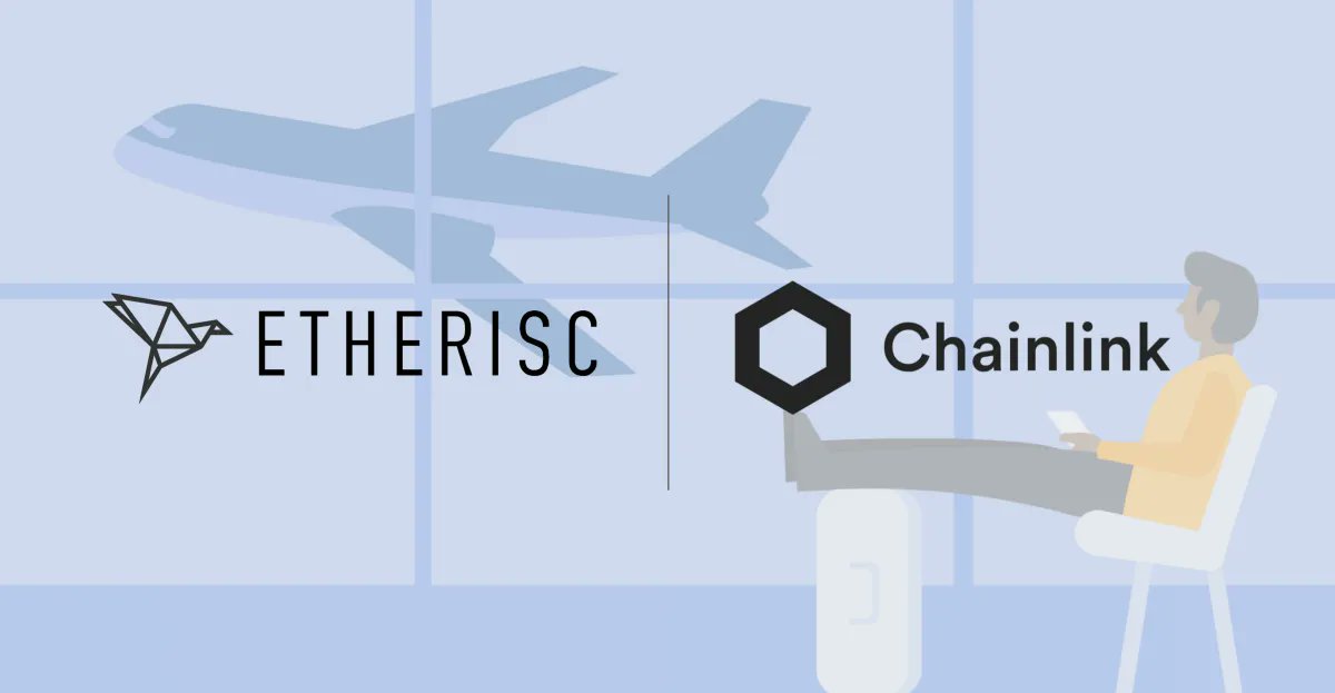 etherisc's tweet image. Ready for take-off: FlightDelay is officially live! 🛩 We are excited to share the launch of Etherisc FlightDelay insurance with @Chainlink, enabling flight passengers to secure their flights amongst the world’s top 80 airlines. Find details in this blog: bit.ly/3tOfD35
