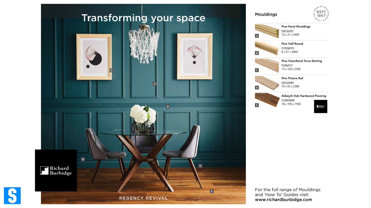 Transform your home with <a href="/BurbidgeRichard/">Richard Burbidge</a>'s range of decorative mouldings🏡Just check out this gorgeous home inspo below😍👇