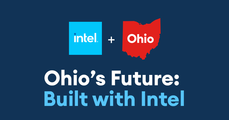 It is a historic day for the State of Ohio and for Licking County! Tune in to the Ohio Channel at 2:30pm to hear from Intel, Ohio Governor Mike DeWine,  Lt. Governor Jon Husted, and JobsOhio: ohiochannel.org  #IntelOhio #BuiltForThis