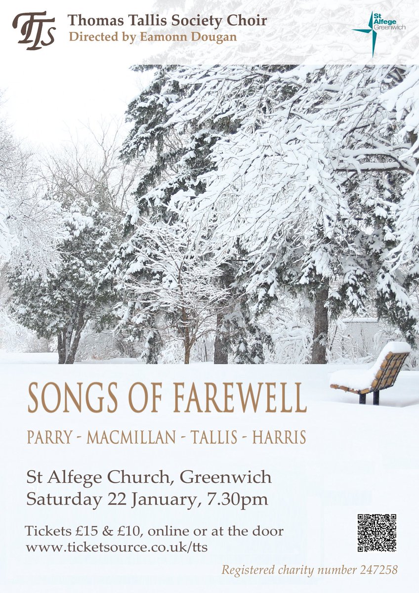 This Saturday <a href="/StAlfegeChurch/">St Alfege Greenwich</a> - beautiful choral music being performed by <a href="/TTSoc/">Thomas Tallis Society</a> . Shake off the January blues and be transported! 7.30pm 22 Jan
#choral #greenwich #se10 #ClassicalMusic