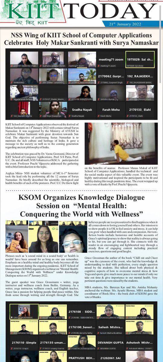 srinibasdas001's tweet photo. KIITTODAY
#WeLoveKIIT
#kiitsoee
#kiituniversity
#InstitutionofEminence https://t.co/3ox4CcRa4O