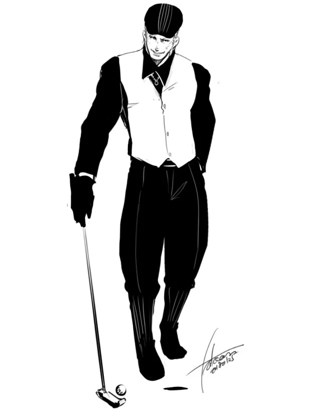 Geese Howard Illustration by Falcoon ( Happy Birthday Geese! 