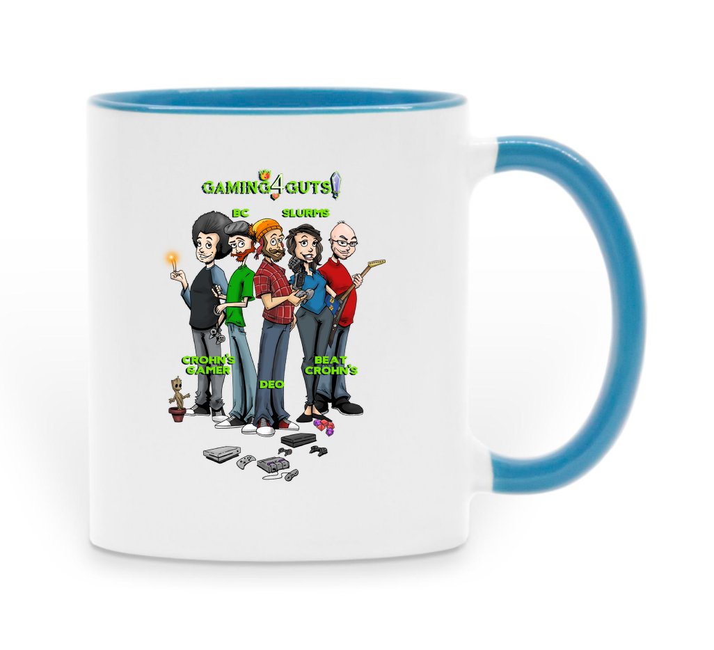 bwdphotocanada's tweet photo. Who likes to collect tea &amp; coffee mugs?! Would you like a @gaming4guts mug?!

Okay, I know our #GoodGameCowboy shirt drop is still running but I can't help myself from thinking of new things!

#gaming4guts #g4g #CoffeeTime #teatime #IBD https://t.co/bXhdAx2zFu