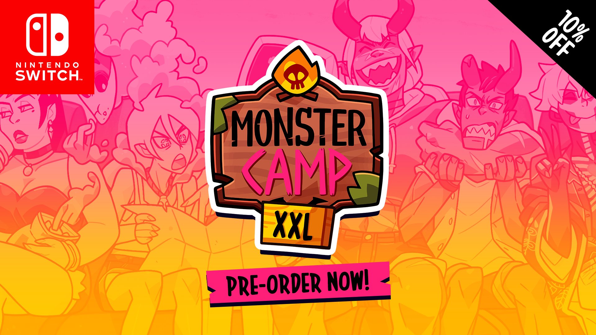Monster Roadtrip is OUT! on Twitter "MONSTER CAMP XXL on the NINTENDO