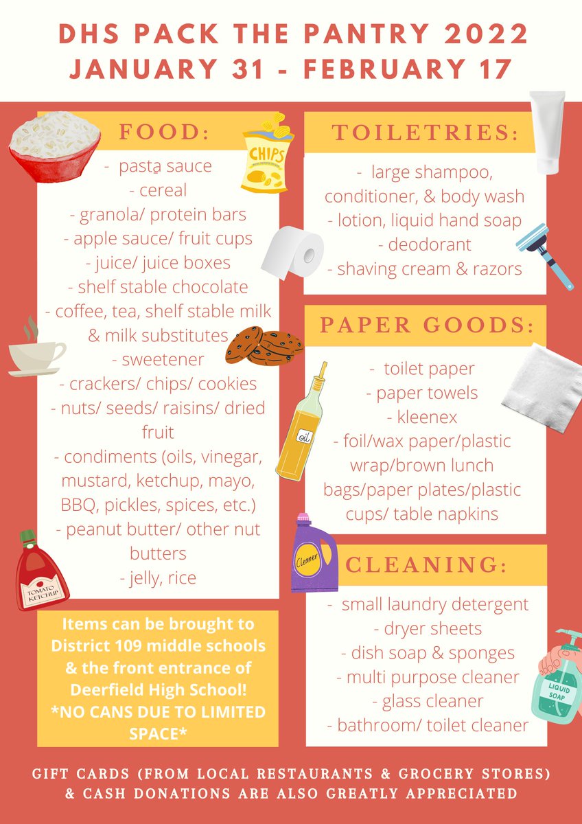 DHS, Caruso and Shepard working together to Pack the Pantry!
<a href="/DPS109/">Deerfield Dist. 109</a> <a href="/109Shepard/">@109Shepard</a> <a href="/109Caruso/">Caruso Middle School</a>